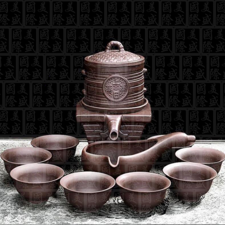 紫砂茶具套裝 (蒸蒸日上)